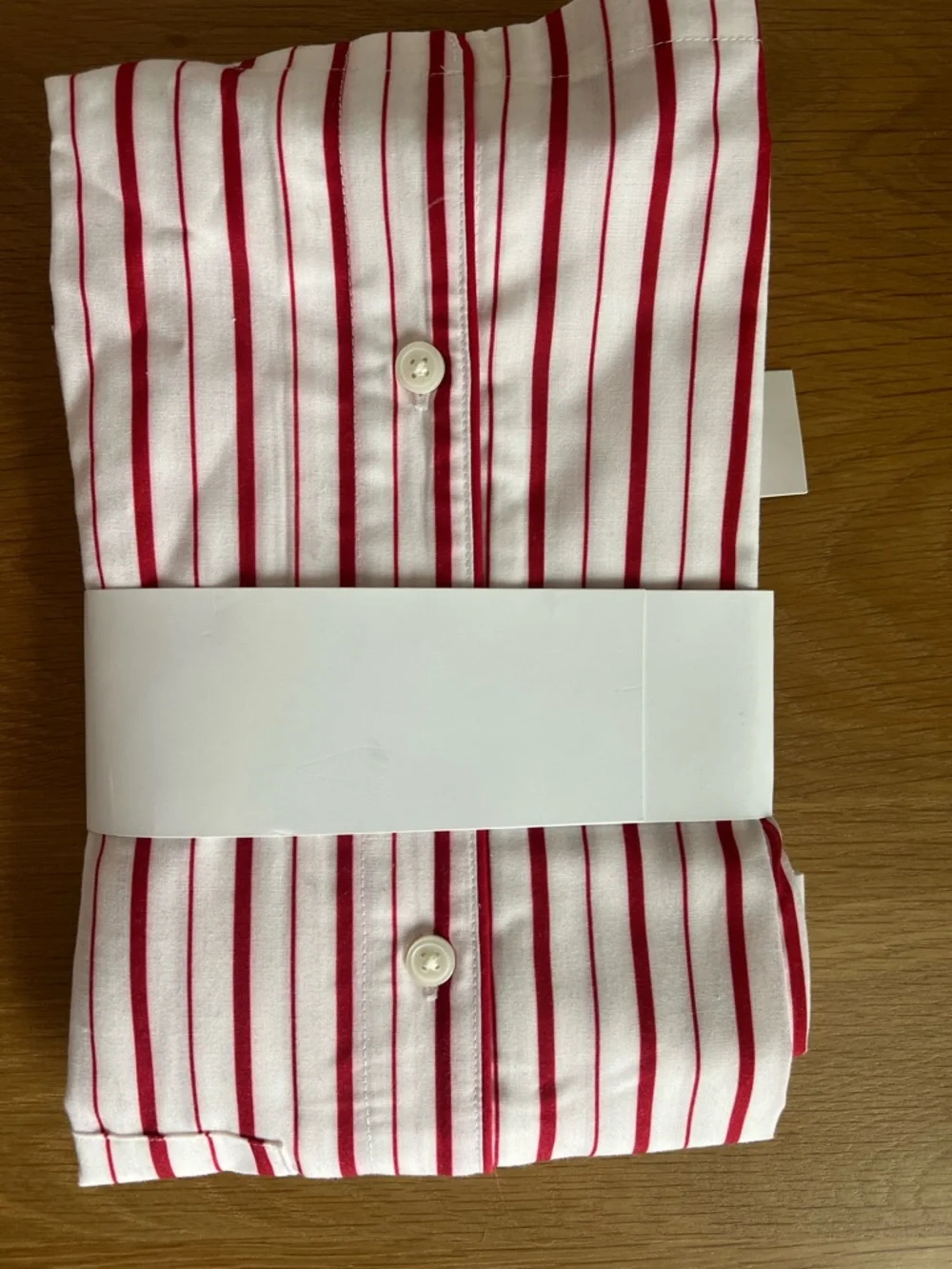 J Crew Crewcuts Kids Woven Sleep Set Size L (10-11) Red And White